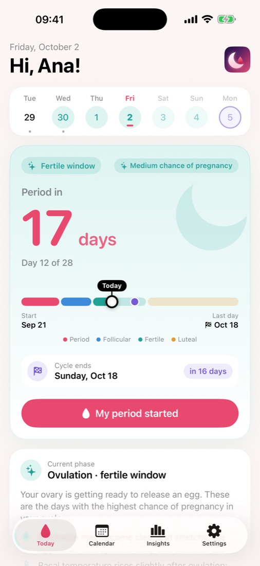 Today at a glance